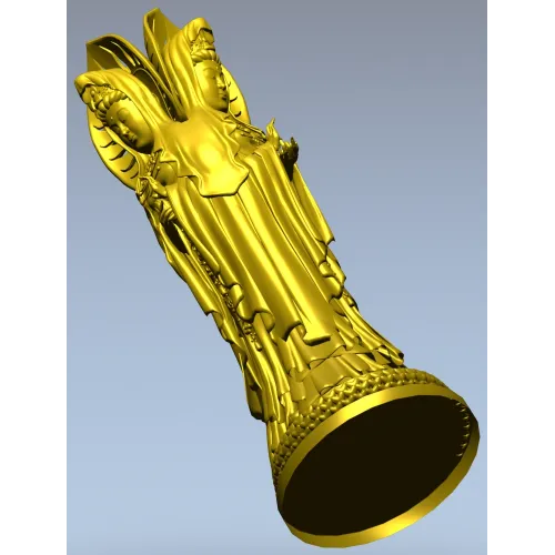 Статуэтка Гуаньинь - 3D модель STL для ЧПУ