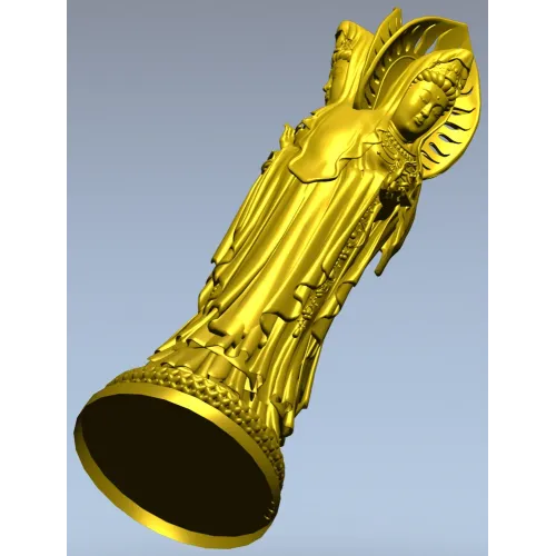 Статуэтка Гуаньинь - 3D модель STL для ЧПУ