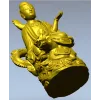 Гуаньинь на драконе - STL модель для ЧПУ