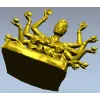 Многорукая Гуаньинь - детализированная 3D модель в формате STL
