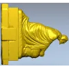 Кронштейн "Склонённая фигура" - 3D модель STL для ЧПУ