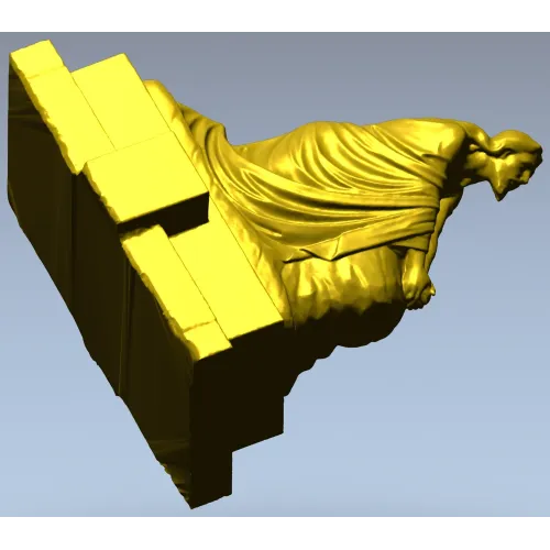Кронштейн "Склонённая фигура" - 3D модель STL для ЧПУ