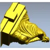 Кронштейн "Склонённая фигура" - 3D модель STL для ЧПУ