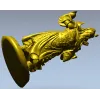 Мудрый старец в мантии - 3D модель STL для ЧПУ