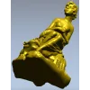 Нимфа на камне - 3D модель STL для ЧПУ