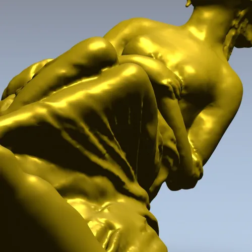 Нимфа на камне - 3D модель STL для ЧПУ