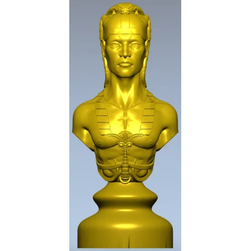 3D модель "Владыка Нила" - бюст фараона в формате STL