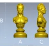 3D модель "Владыка Нила" - бюст фараона в формате STL