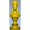 Regal Female Bust 3D Model for CNC Milling STL