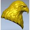 Голова орла - рельефная 3D модель STL для фрезеровки