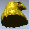 Голова орла - рельефная 3D модель STL для фрезеровки