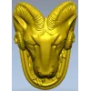 Голова барана в рельефе - 3D модель STL для ЧПУ