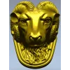Голова барана в рельефе - 3D модель STL для ЧПУ