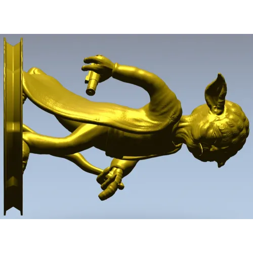 3D модель статуэтки "Малый мудрец" в формате STL для ЧПУ