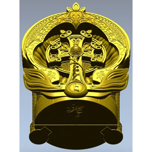 Кельтский крест в нимбе - stl модель для ЧПУ