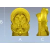 Кельтский крест в нимбе - stl модель для ЧПУ