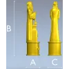 Статуэтка Сварог - 3D модель STL для ЧПУ