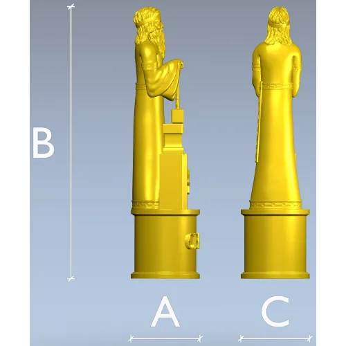 Статуэтка Сварог - 3D модель STL для ЧПУ