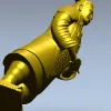 STL модель - Воин терракотовой армии для ЧПУ