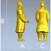 STL модель - Воин терракотовой армии для ЧПУ