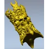 Тотемный столб с черепом - 3D модель STL для ЧПУ