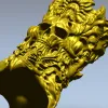 Тотемный столб с черепом - 3D модель STL для ЧПУ