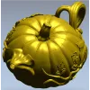 3D модель "Тыквенная подвеска" в формате STL для ЧПУ