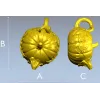 3D модель "Тыквенная подвеска" в формате STL для ЧПУ