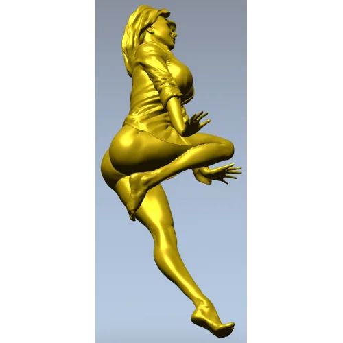 Грациозная женская фигура - 3D модель STL для ЧПУ