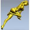 Грациозная женская фигура - 3D модель STL для ЧПУ