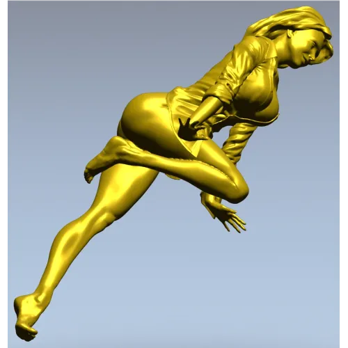 Грациозная женская фигура - 3D модель STL для ЧПУ