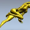 Грациозная женская фигура - 3D модель STL для ЧПУ