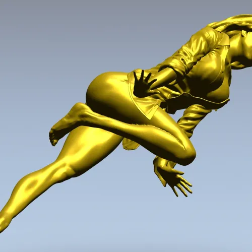 Грациозная женская фигура - 3D модель STL для ЧПУ