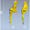 Грациозная женская фигура - 3D модель STL для ЧПУ