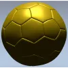 Рельефная 3D модель футбольного шара в формате STL