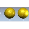 Рельефная 3D модель футбольного шара в формате STL