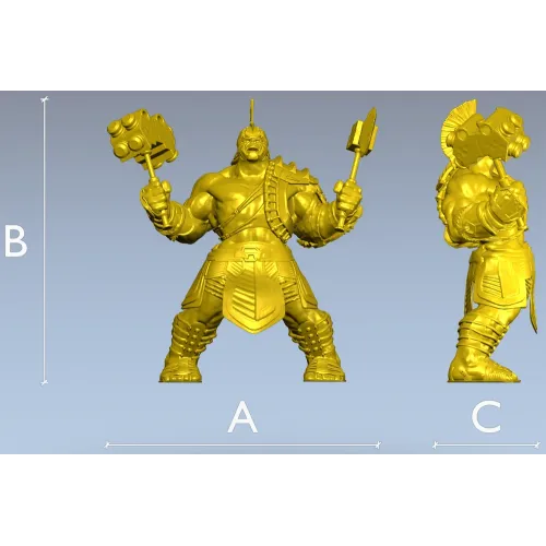 Вождь Грома - 3D модель STL для ЧПУ