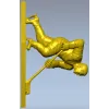 Хоккеист - 3D модель в формате STL для ЧПУ