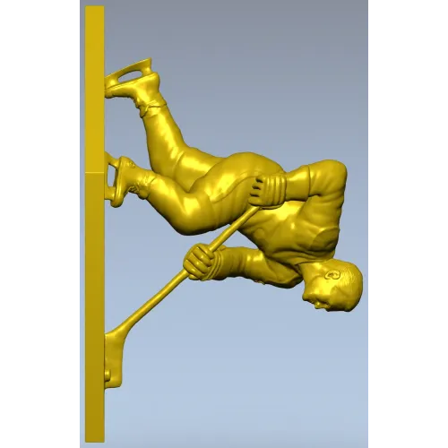 Хоккеист - 3D модель в формате STL для ЧПУ