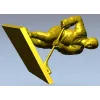 Хоккеист - 3D модель в формате STL для ЧПУ