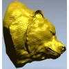 Медвежья голова - 3D модель STL для ЧПУ