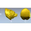 Медвежья голова - 3D модель STL для ЧПУ