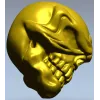Череп-усмешка - 3D модель STL для ЧПУ