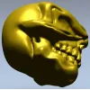 Череп-усмешка - 3D модель STL для ЧПУ