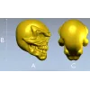 Череп-усмешка - 3D модель STL для ЧПУ