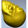 Глазастый череп - 3D модель STL для ЧПУ