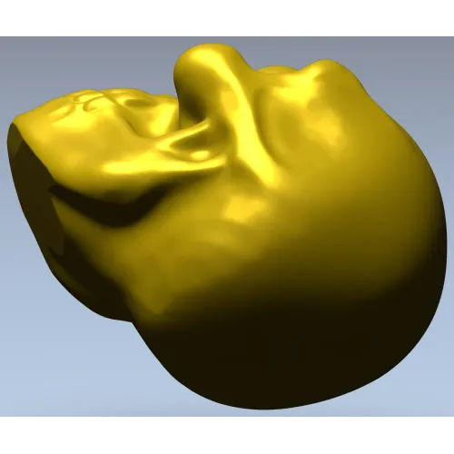Глазастый череп - 3D модель STL для ЧПУ