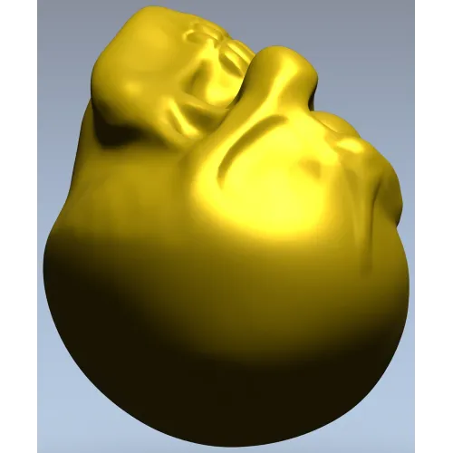 Глазастый череп - 3D модель STL для ЧПУ