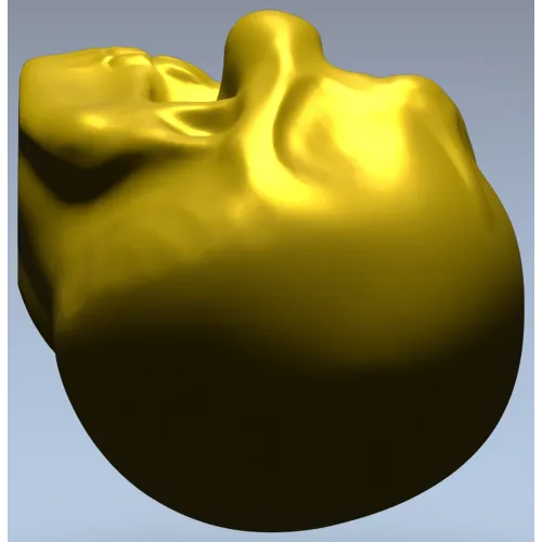Глазастый череп - 3D модель STL для ЧПУ