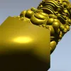 Фу-льонг - 3D модель STL для ЧПУ (статуетка на постаменте)